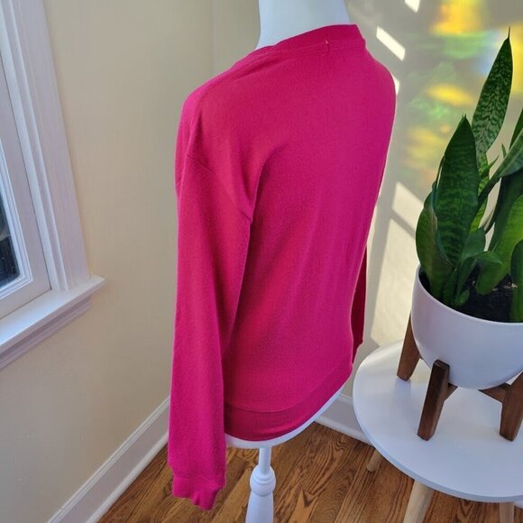 Spiritual Gangster Grateful Savasana Sweatshirt Lightweight Pink Sweater Size XS - Picture 5 of 15